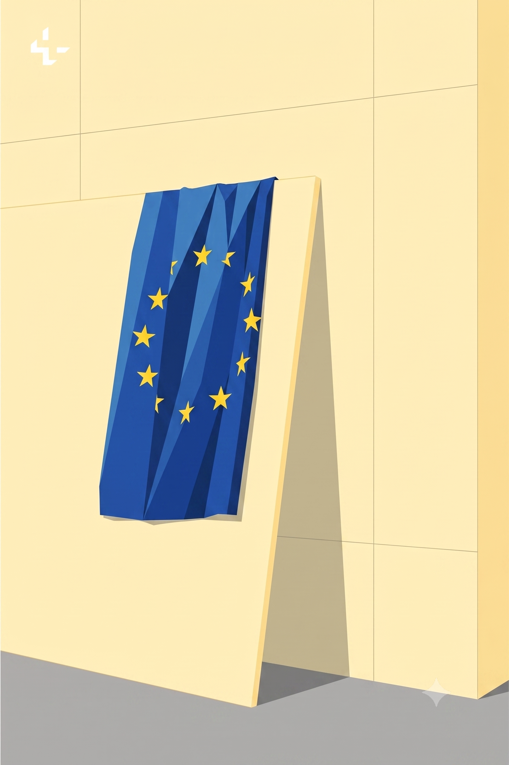 EU Flag on wall